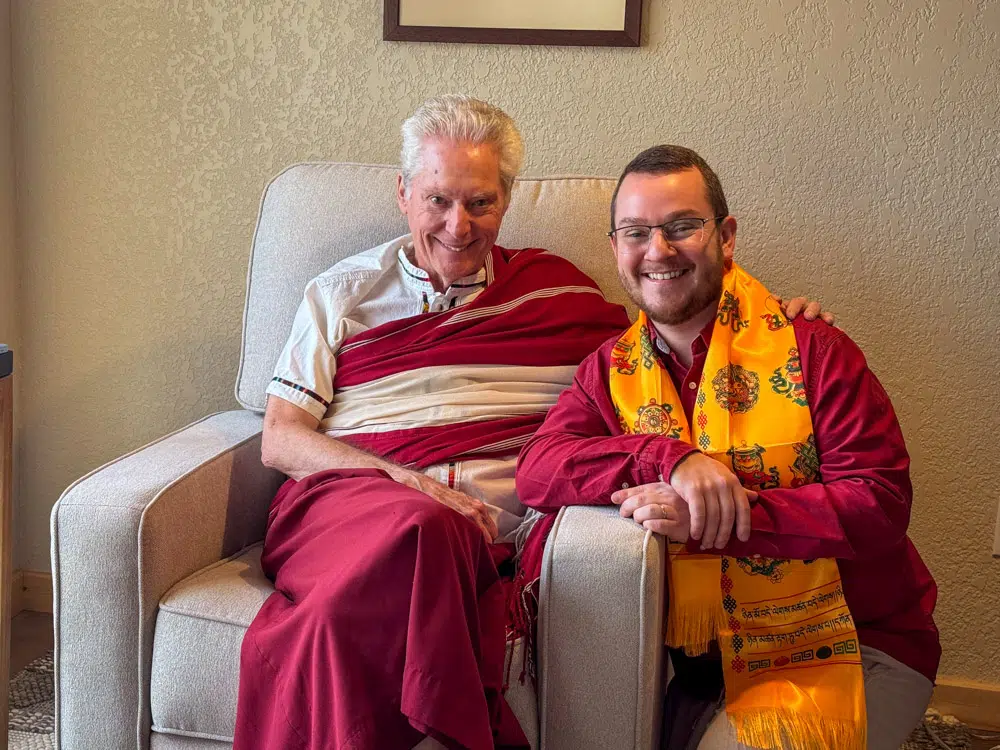 David with Lama B. Alan Wallace
